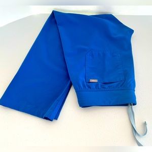 Figs royal blue Livingston basic scrub pant